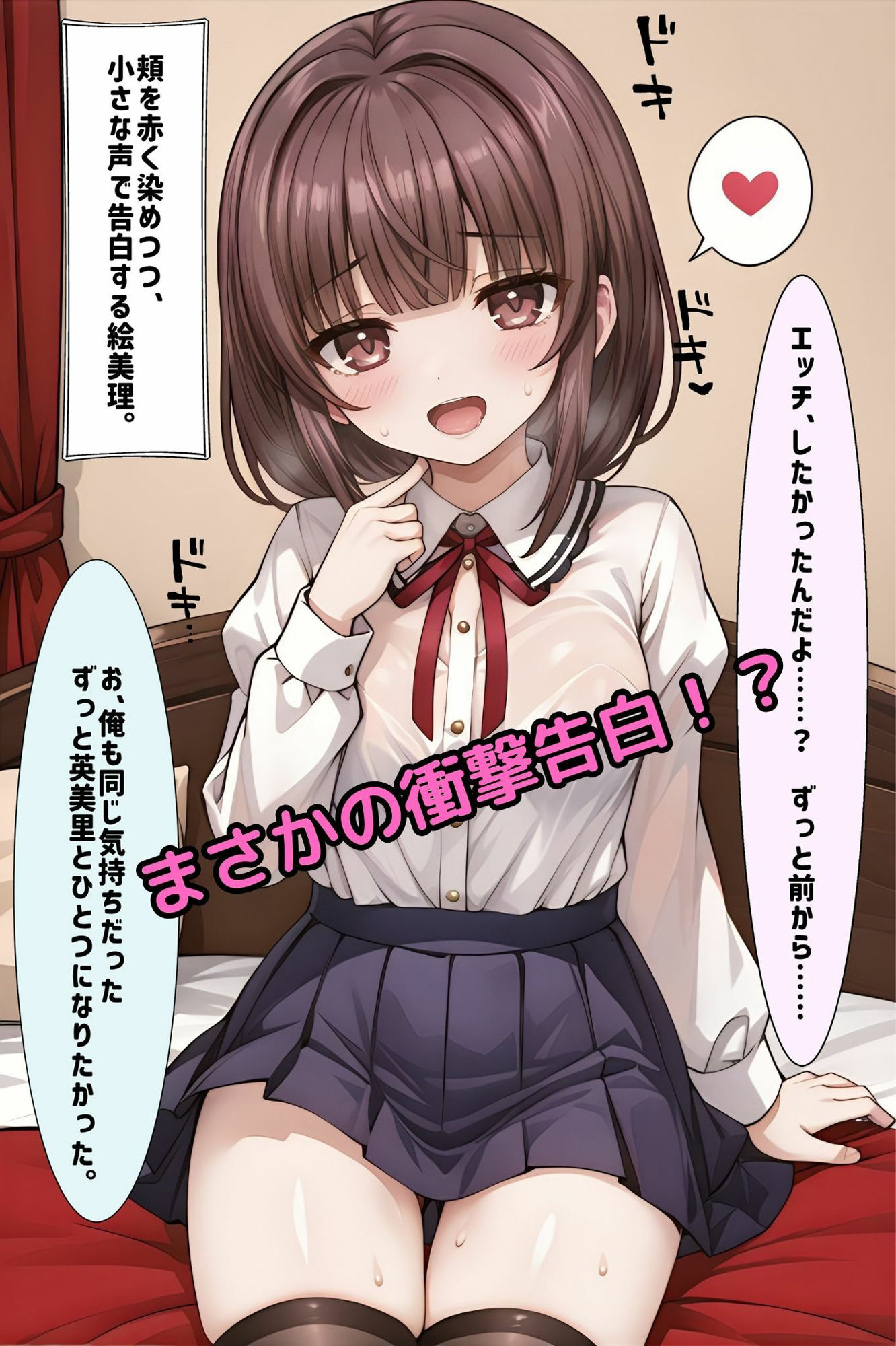 大好きな彼女の家で声を出さないように初めての内緒えっち - サンプル画像 3