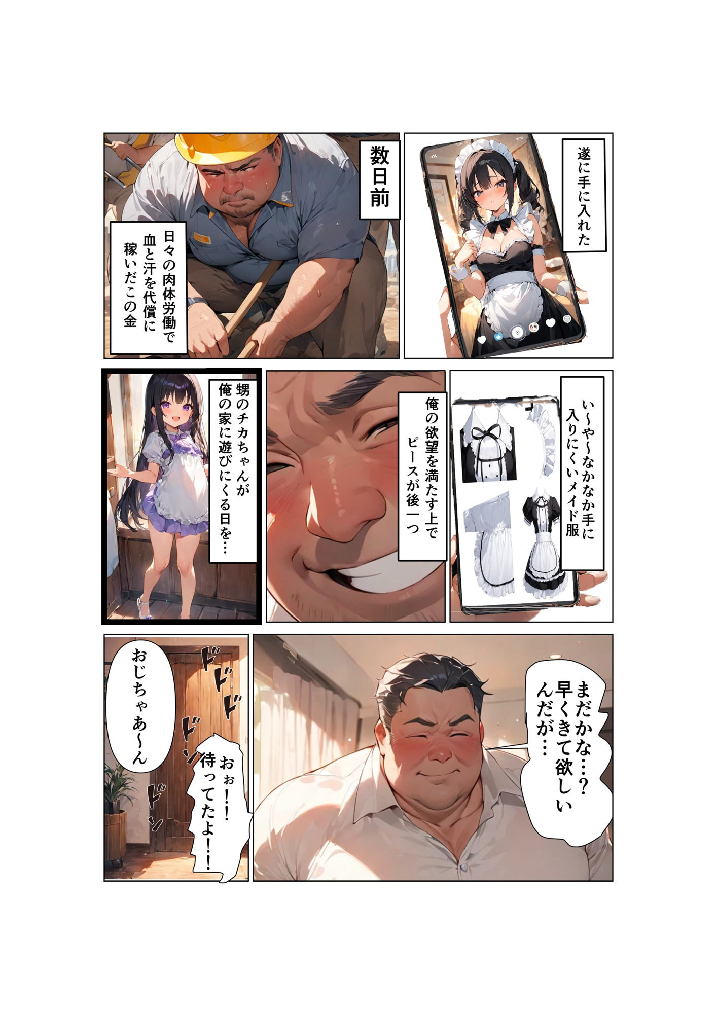 メイド服を着けただけなのに - サンプル画像 1