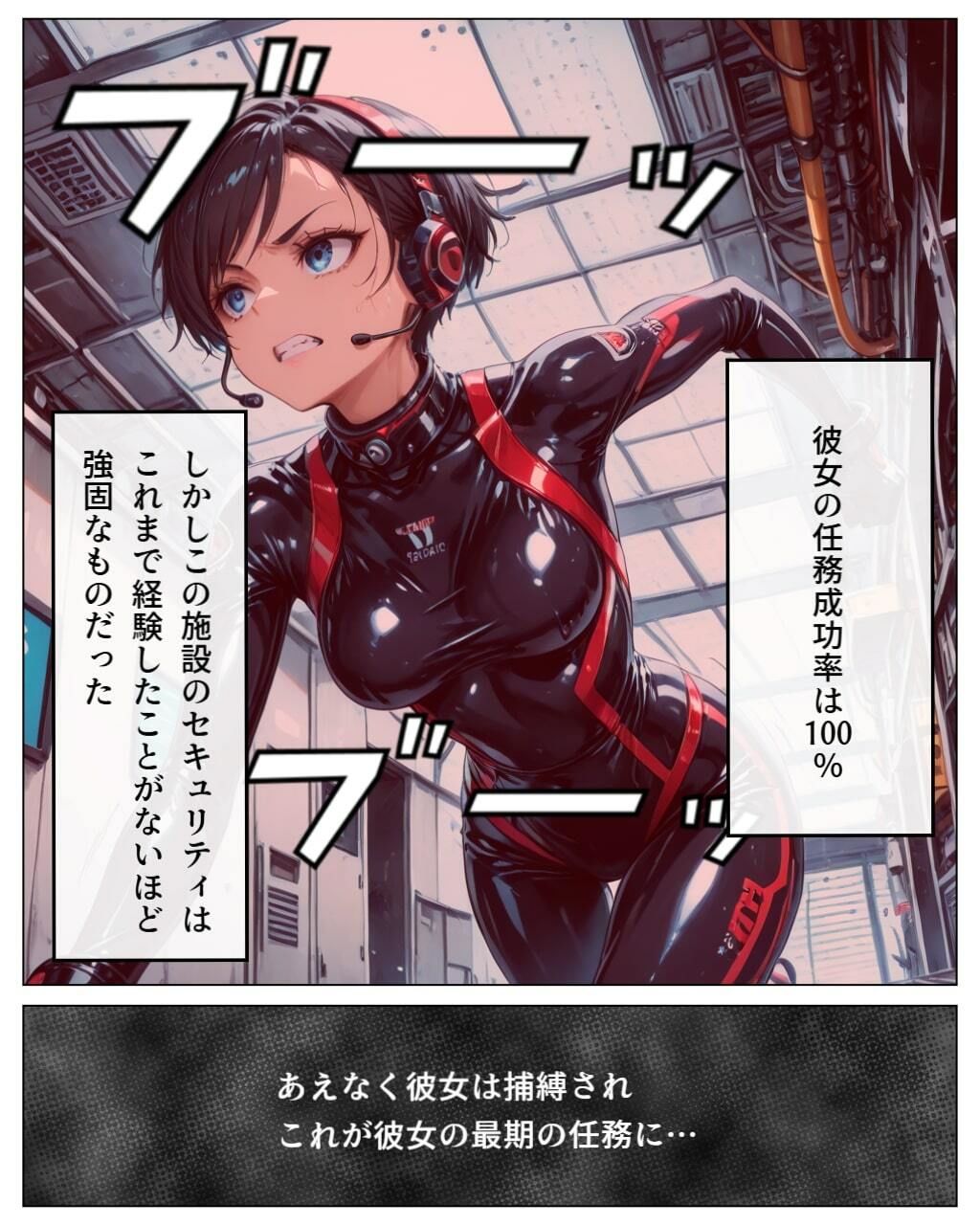 女スパイが白状しないのでエッチなおしおき - サンプル画像 1