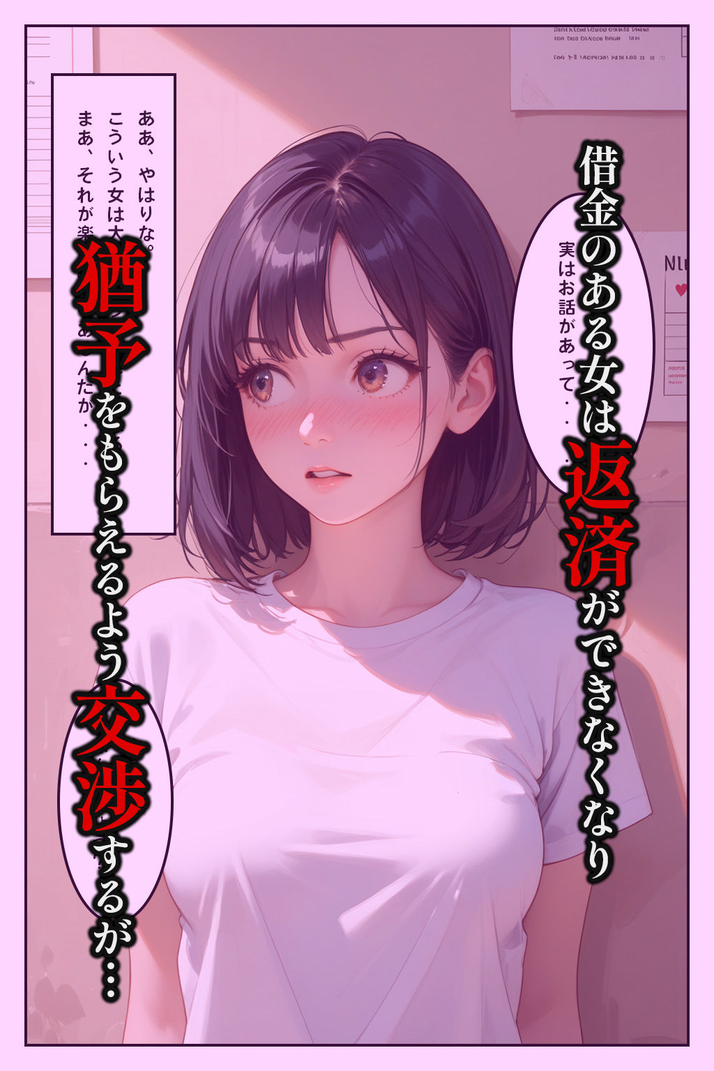 寝取られ借金若妻 - サンプル画像 2