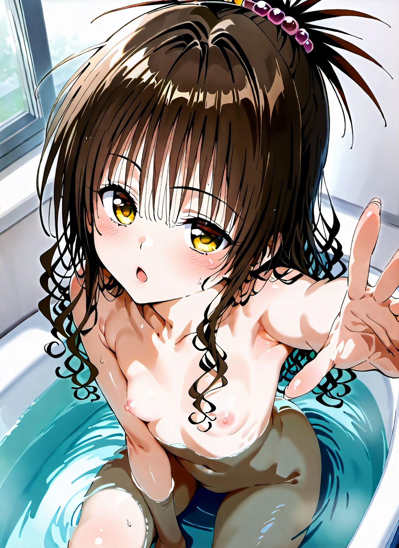 美柑_兄弟のお風呂事情_今…立つ（勃起）意味ある…？ - サンプル画像 2