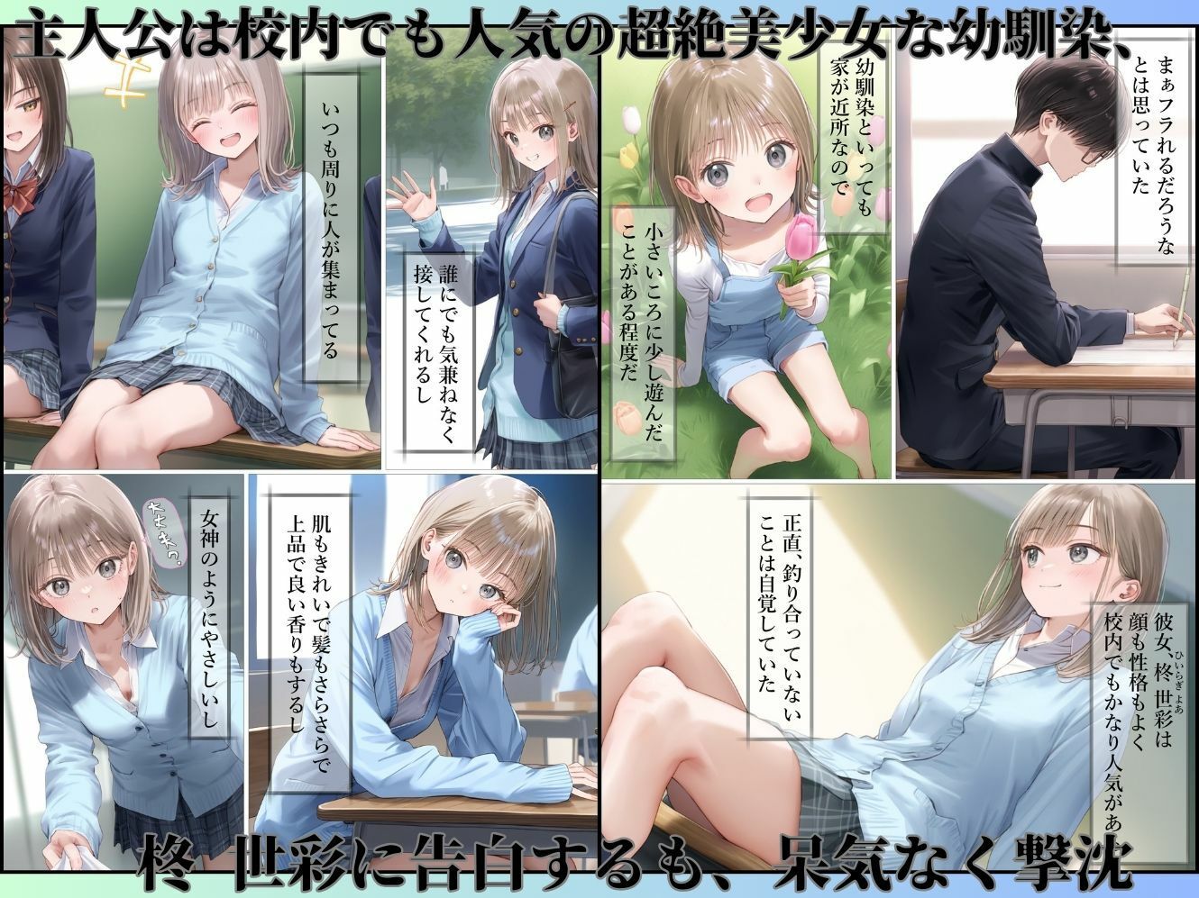 幼馴染が無理やりSEXさせられてるとこに遭遇したら - サンプル画像 1
