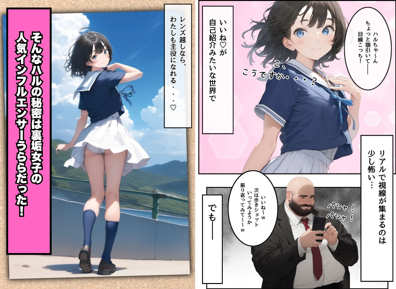 地味で華奢な裏垢女子がおじさんに甘やかされてハメ撮り撮影〜BSS編、僕が先に好きだったのに〜 - サンプル画像 3