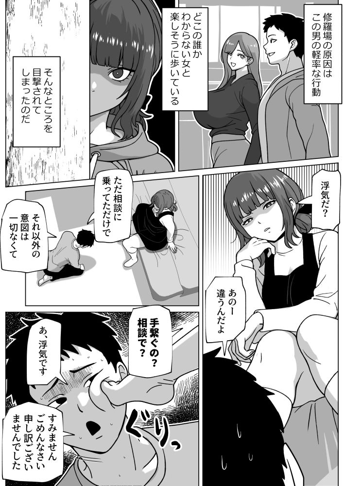 浮気者にはオス穴いじめ - サンプル画像 2