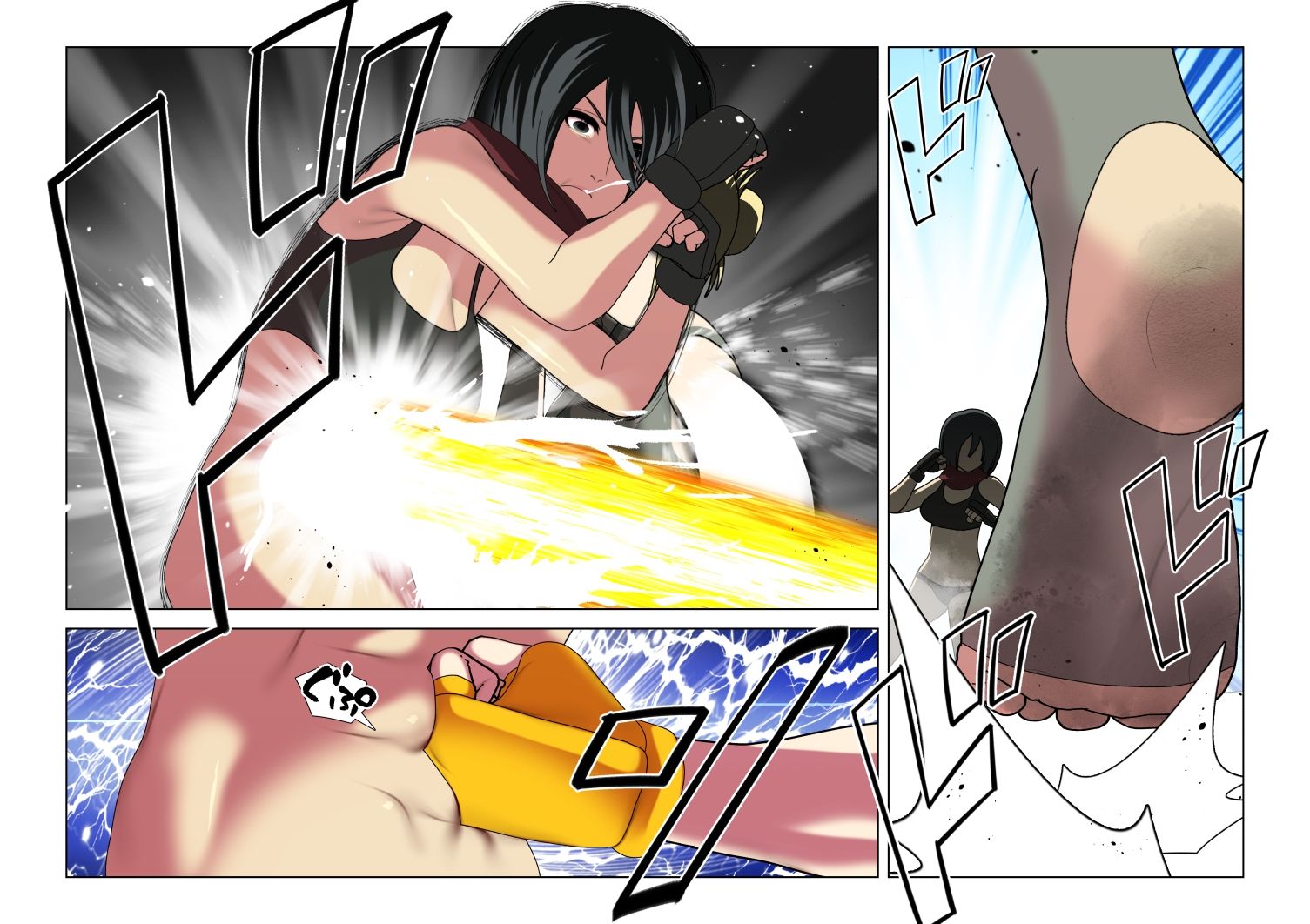 進撃の巨人ミカサVSアニMMA - サンプル画像 3