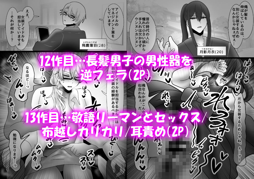 カラダはすっかりメス！堕ちまくりの女装男子たち - サンプル画像 7