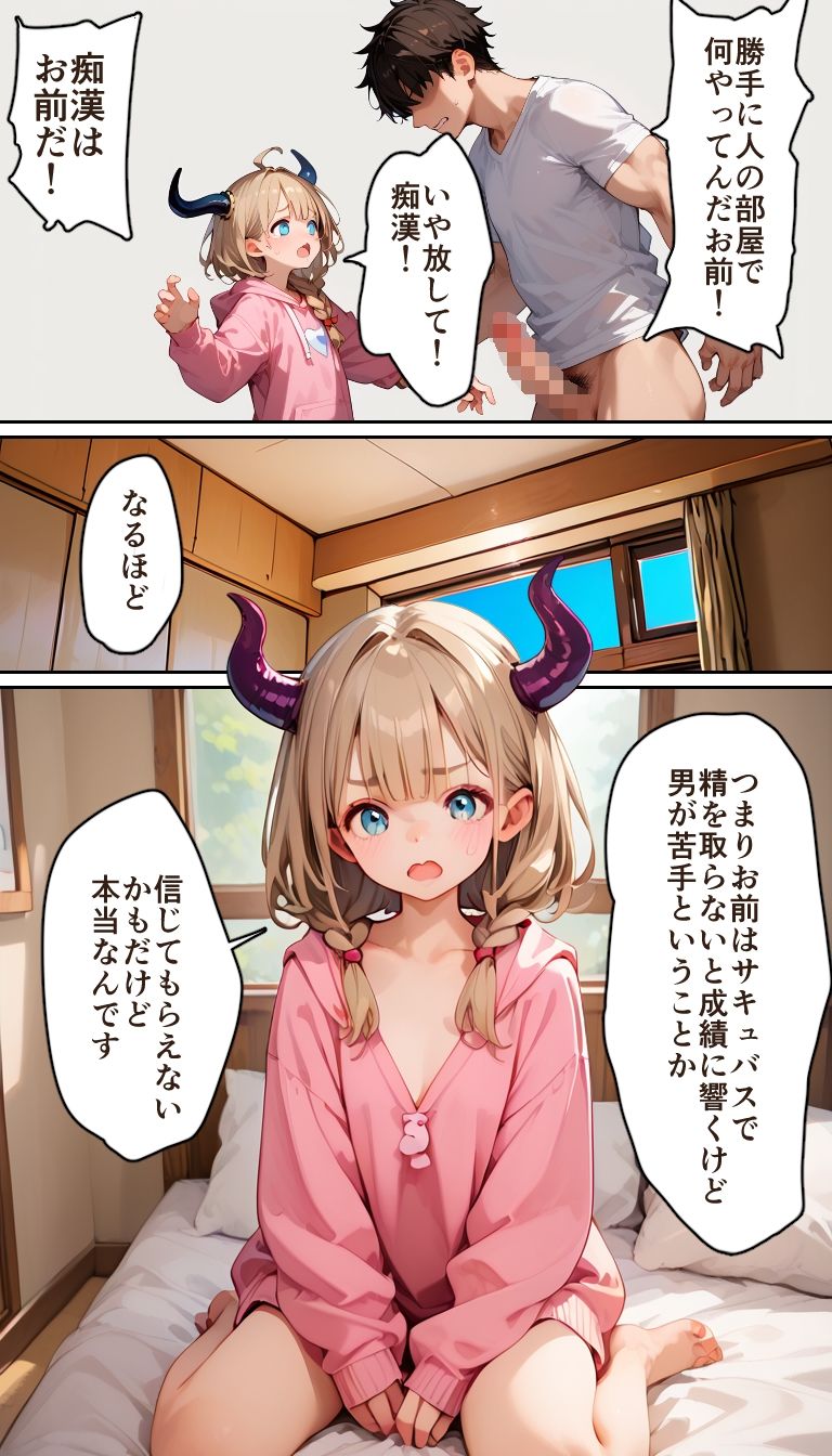 サキュバスちゃんは成果が欲しい - サンプル画像 3
