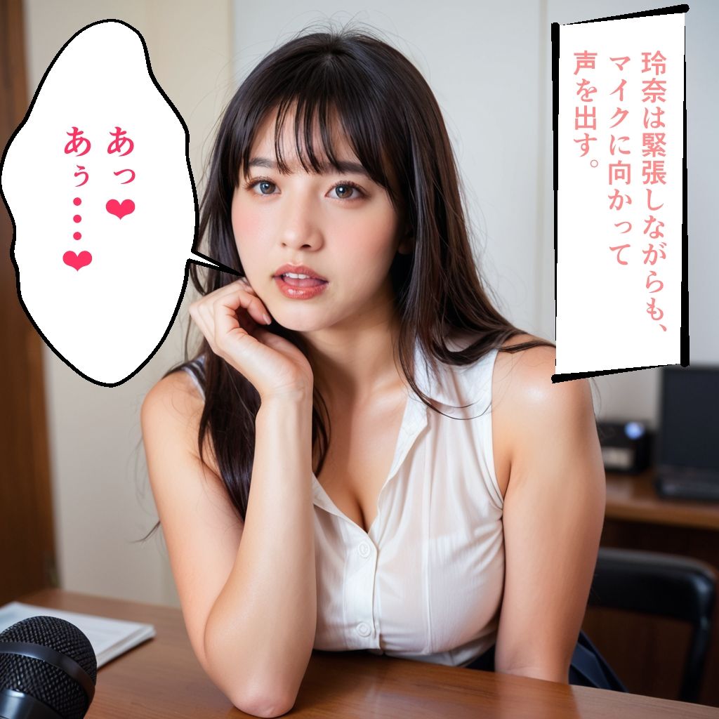 大人の声の収録バイト〜迫真の声を求められた女子大生【セリフ付き画像集】 - サンプル画像 2