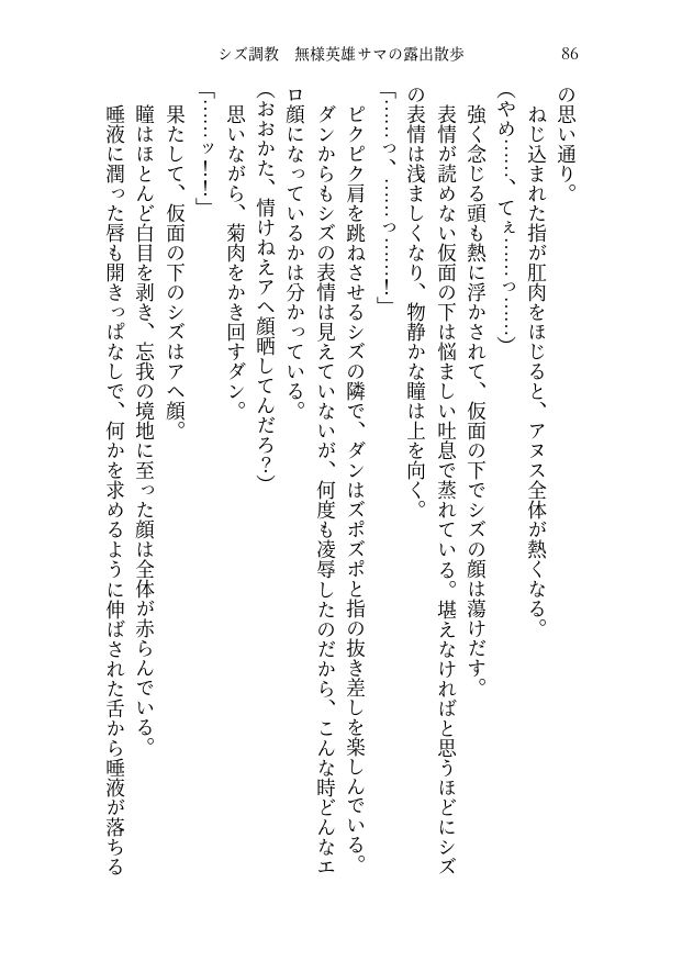 シズ＆ヒナタ凌●記  チャラ男に堕とされた英雄と騎士団長 - サンプル画像 1