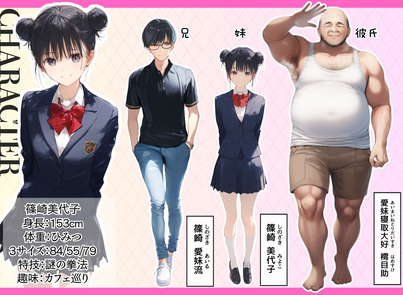 世界一かわいい俺の妹が突然連れてきた彼氏（おじさん）と超特濃種付けセックスをしていた件 - サンプル画像 1