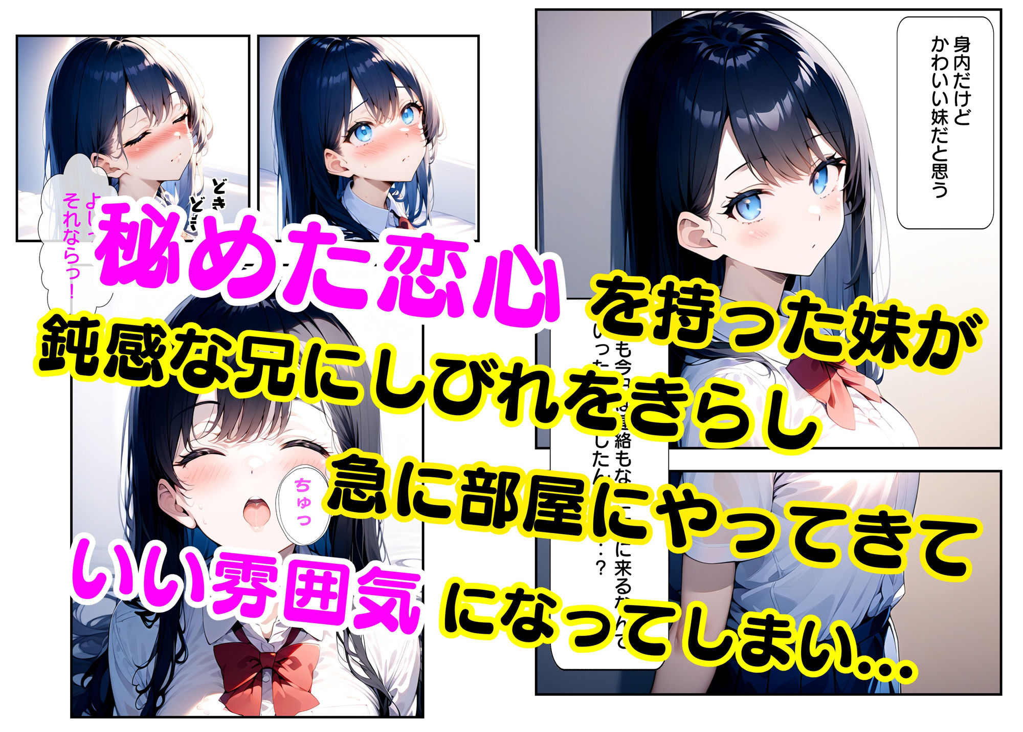 部屋に来た妹とやりまくった話 - サンプル画像 1