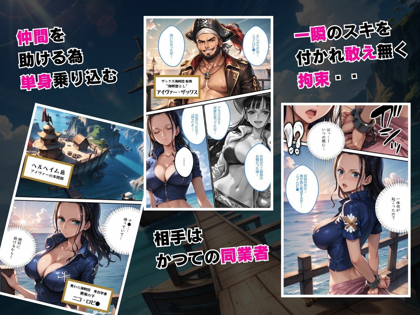 巨乳海賊狩り 2 〜三角木馬乱れ咲く百花繚乱〜 - サンプル画像 4