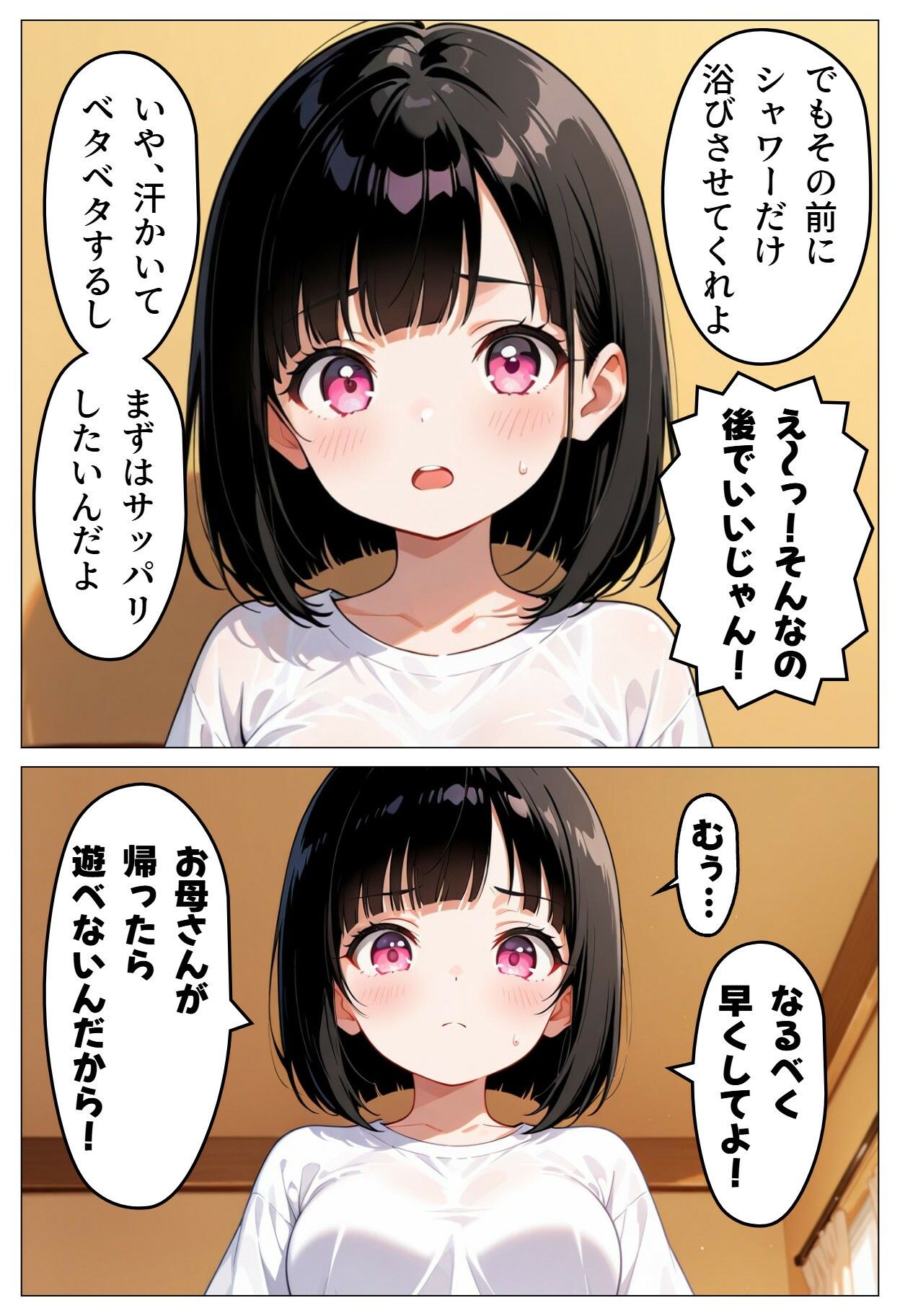 お兄ちゃんとエッチしたい妹がお風呂場で誘惑する話 - サンプル画像 8