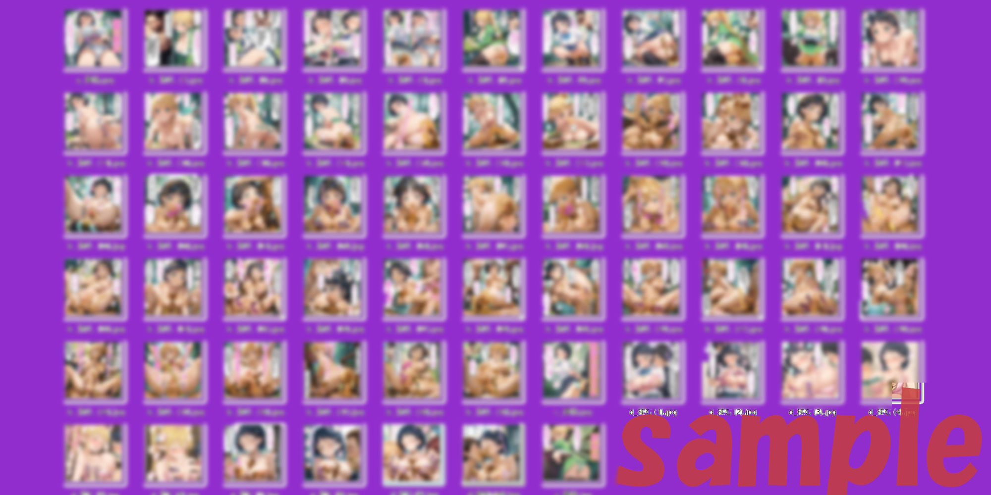 すぐは＆リーファ、糞で汚される心と体 - サンプル画像 1