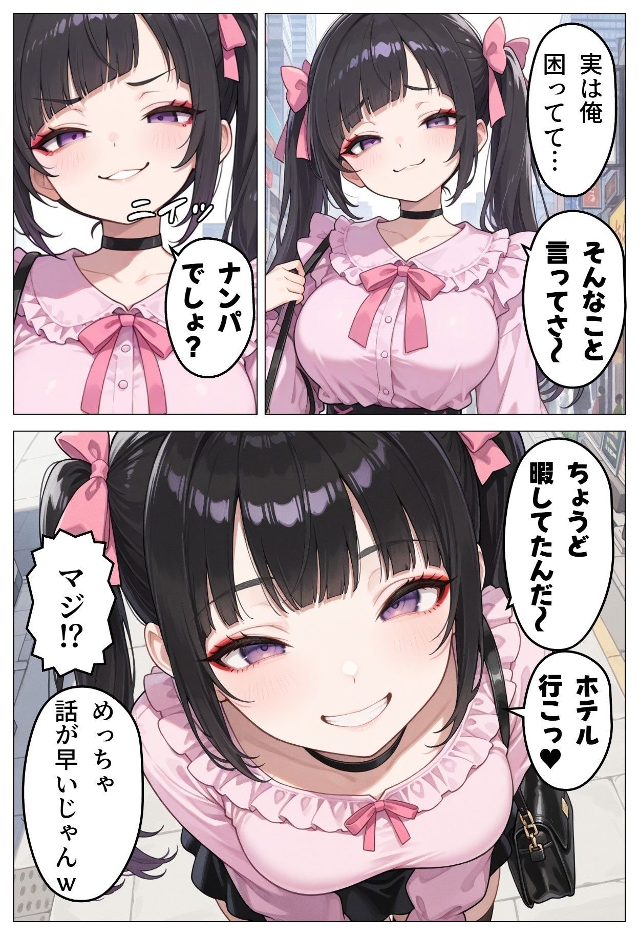 地雷系女子にハメられる話 - サンプル画像 2