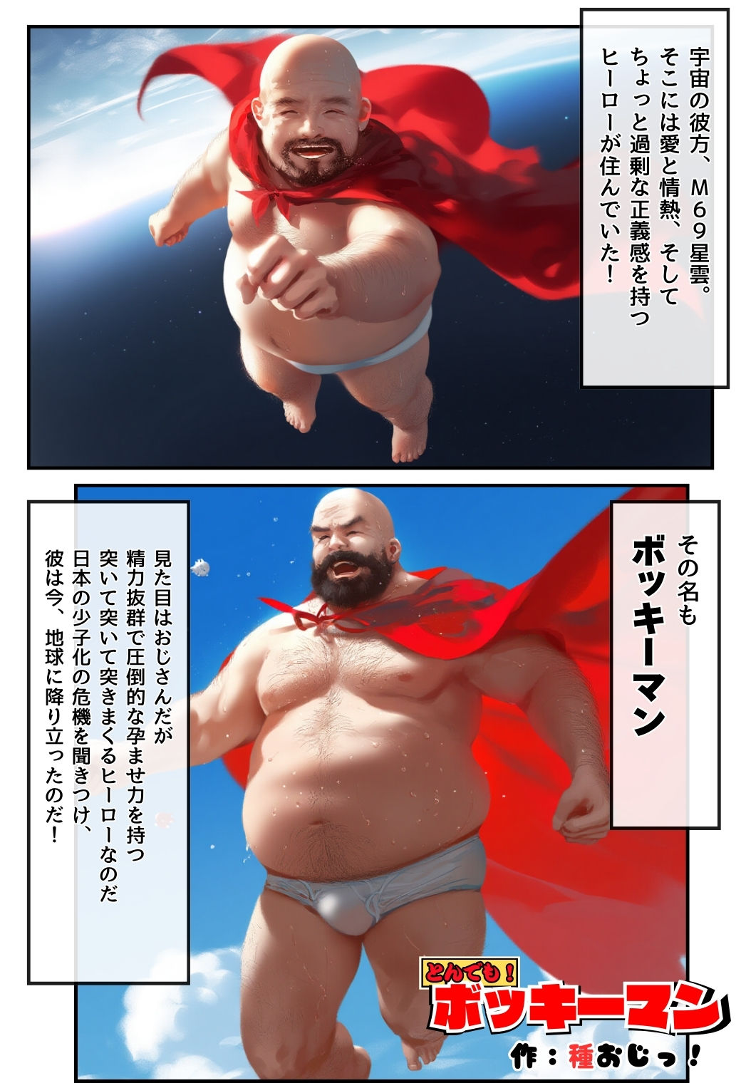 とんでも！ボッキーマン。〜彼氏の前で彼女を寝取ってボッキー！の巻〜 - サンプル画像 1