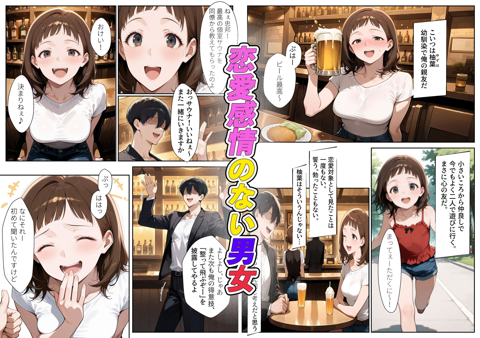 アロマサウナ〜蒸気に溶ける友情〜 - サンプル画像 1