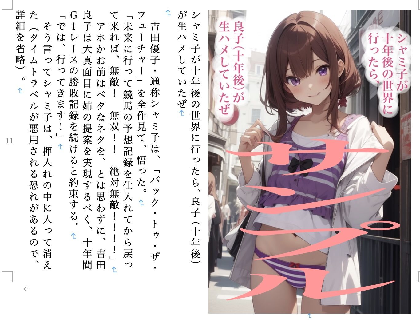 虹かけ誌    まちカドまぞく1 家計の足しに買ってください - サンプル画像 4