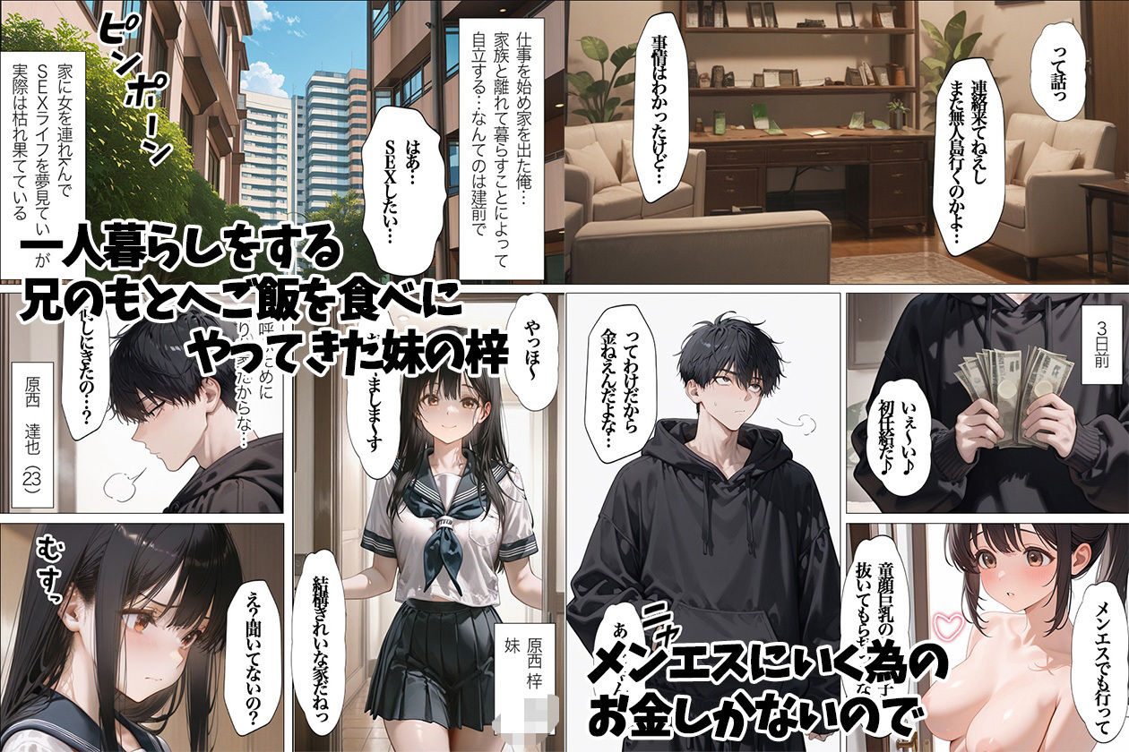 隠れ巨乳の妹とHなゲームしてみた - サンプル画像 1