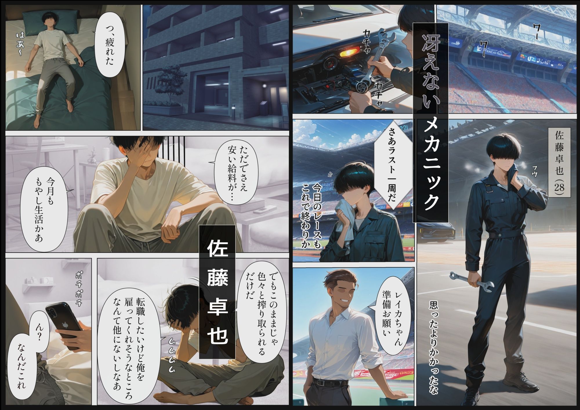 美脚なレースクイーンに金と精液を搾取されてた俺が催〇アプリで逆襲するも結局分からされる話 - サンプル画像 2