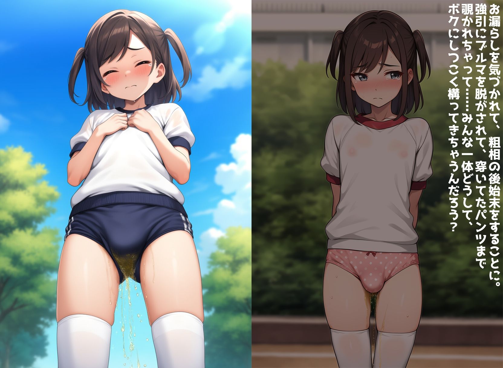 女学園で男の娘をお漏らし調教中 - サンプル画像 3