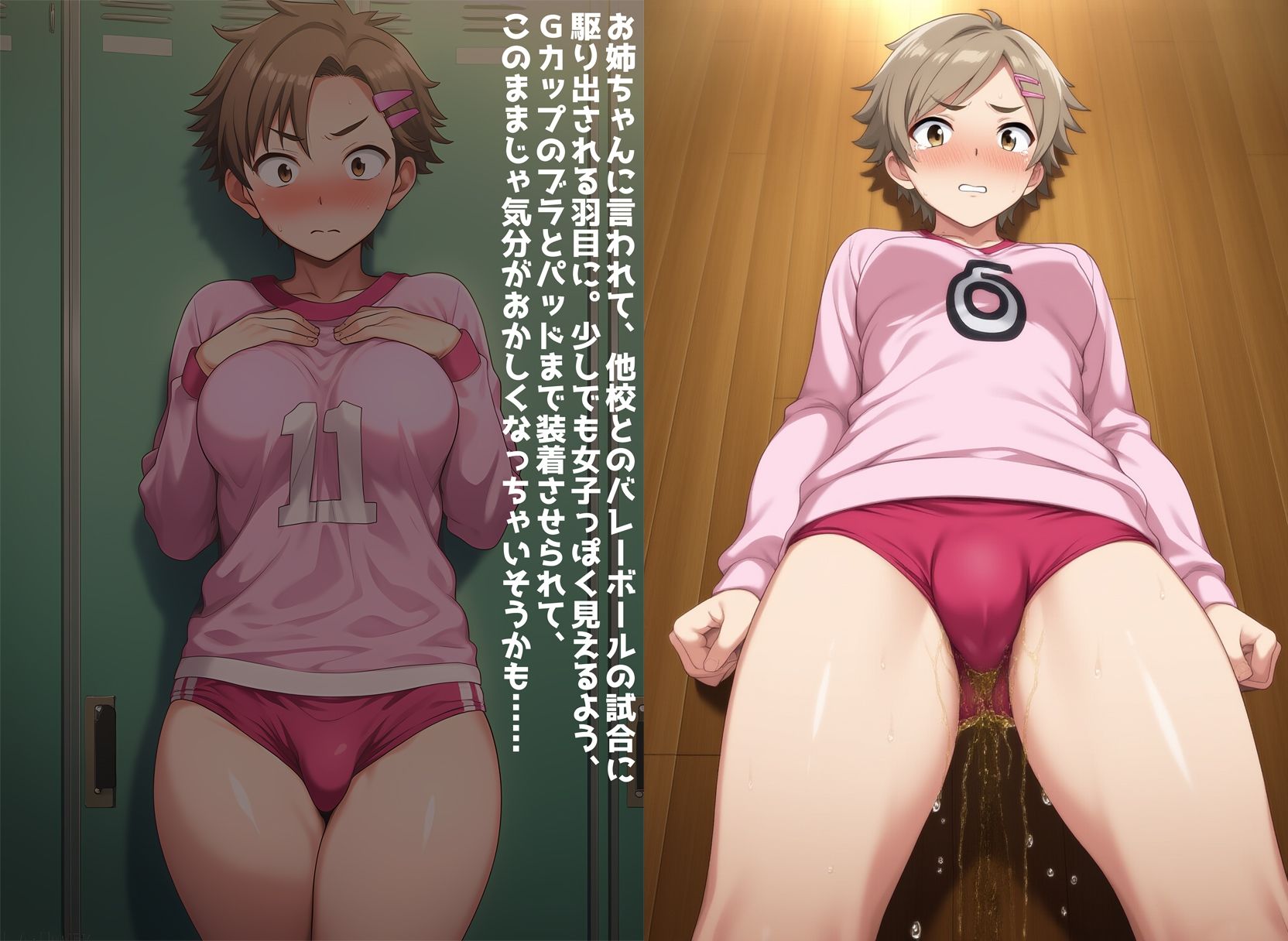 女学園で男の娘をお漏らし調教中 - サンプル画像 10
