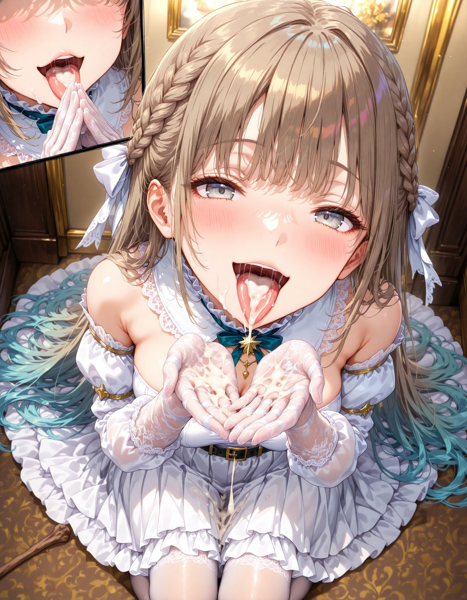 どうしてお嬢様魔法少女は僕に媚びへつらいながらフェラをするのか - サンプル画像 3