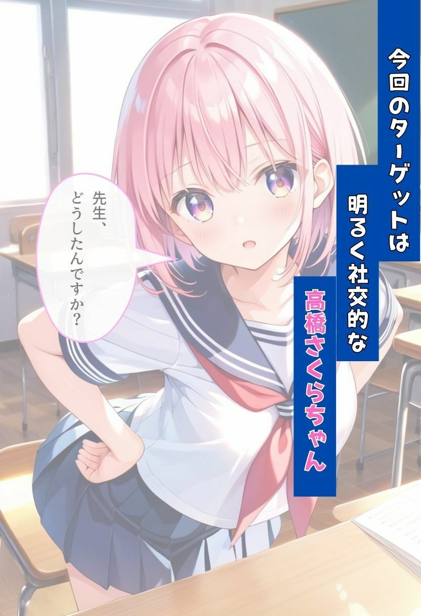キモおじ先生のオレのいいなり生徒。催●香水でヤリまくり。キモおじ先生の復讐が始まる！高橋 さくら編 - サンプル画像 1