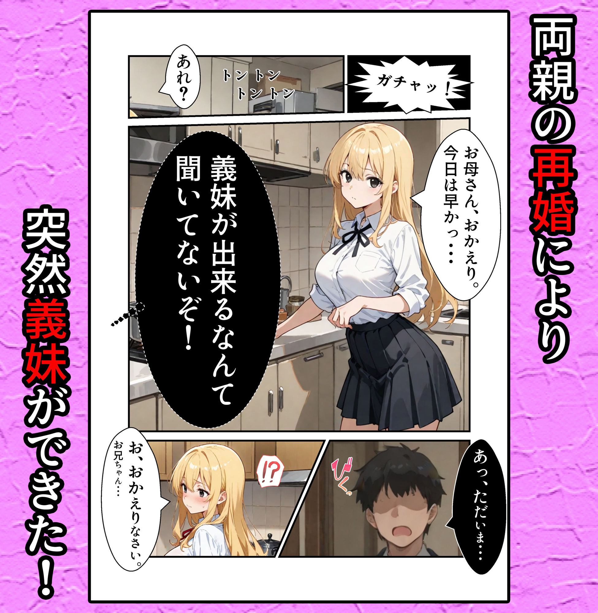 突然できた義妹が俺の名前を呼びながらオナニーしていたので我慢できずに抱いて中出ししちゃいました。 - サンプル画像 1