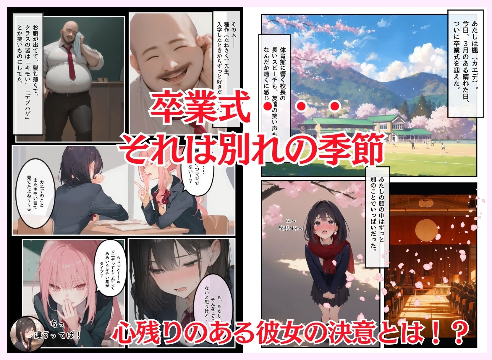 私と先生の卒業式〜禁断の関係、教え子とのセックスがこんなにも気持ちいいなんて〜 - サンプル画像 1