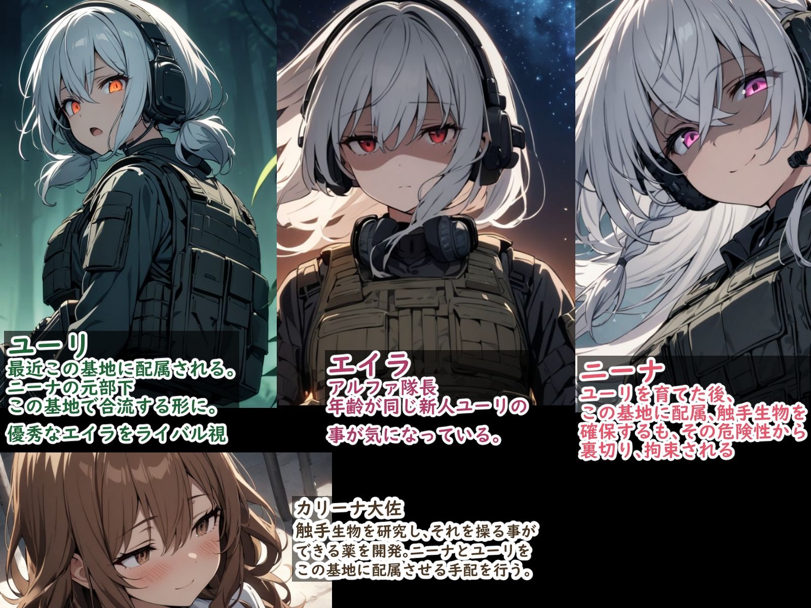 武装少女が触手に襲われたりふたなりになったりする話 - サンプル画像 6