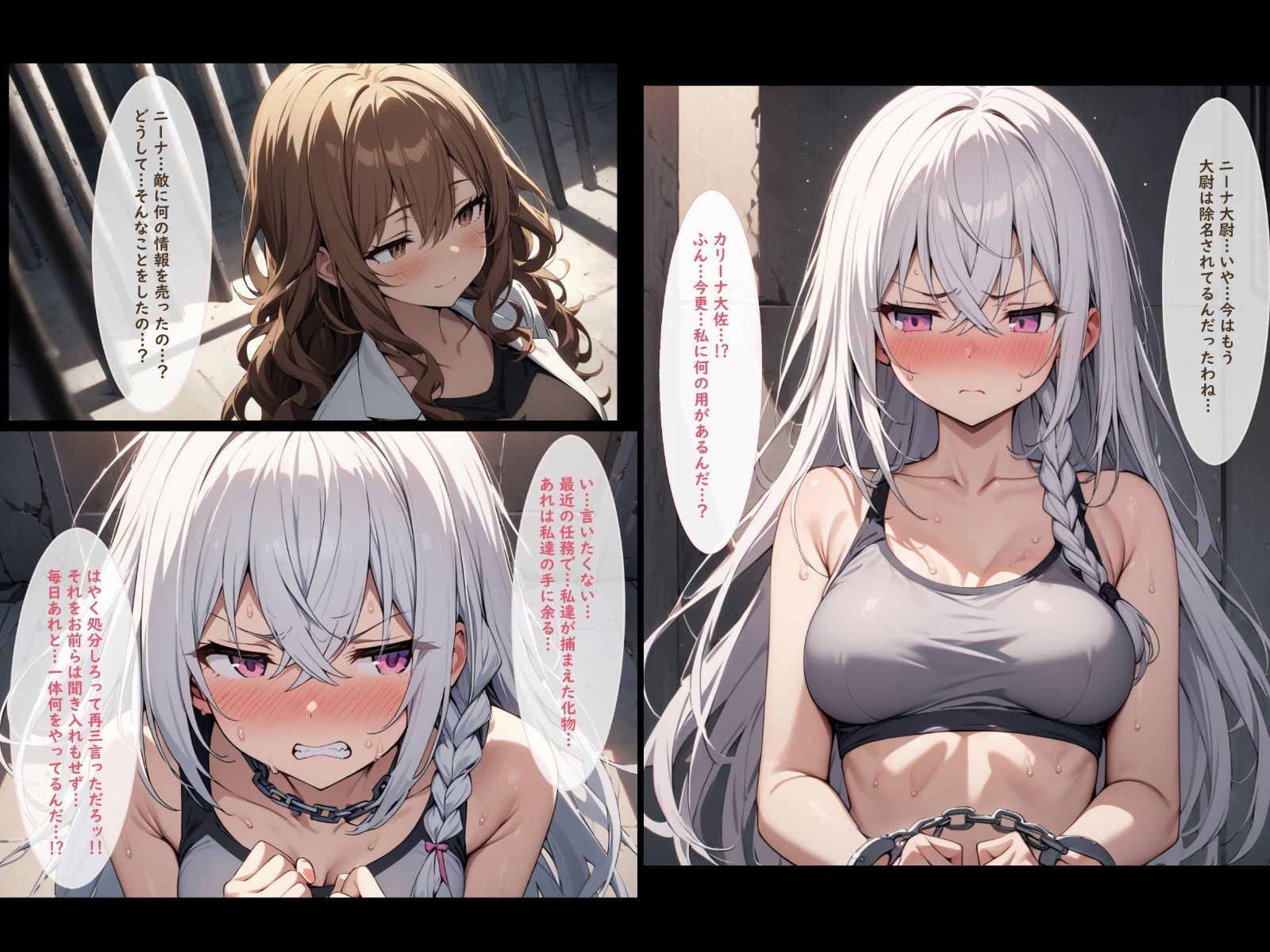 武装少女が触手に襲われたりふたなりになったりする話 - サンプル画像 7