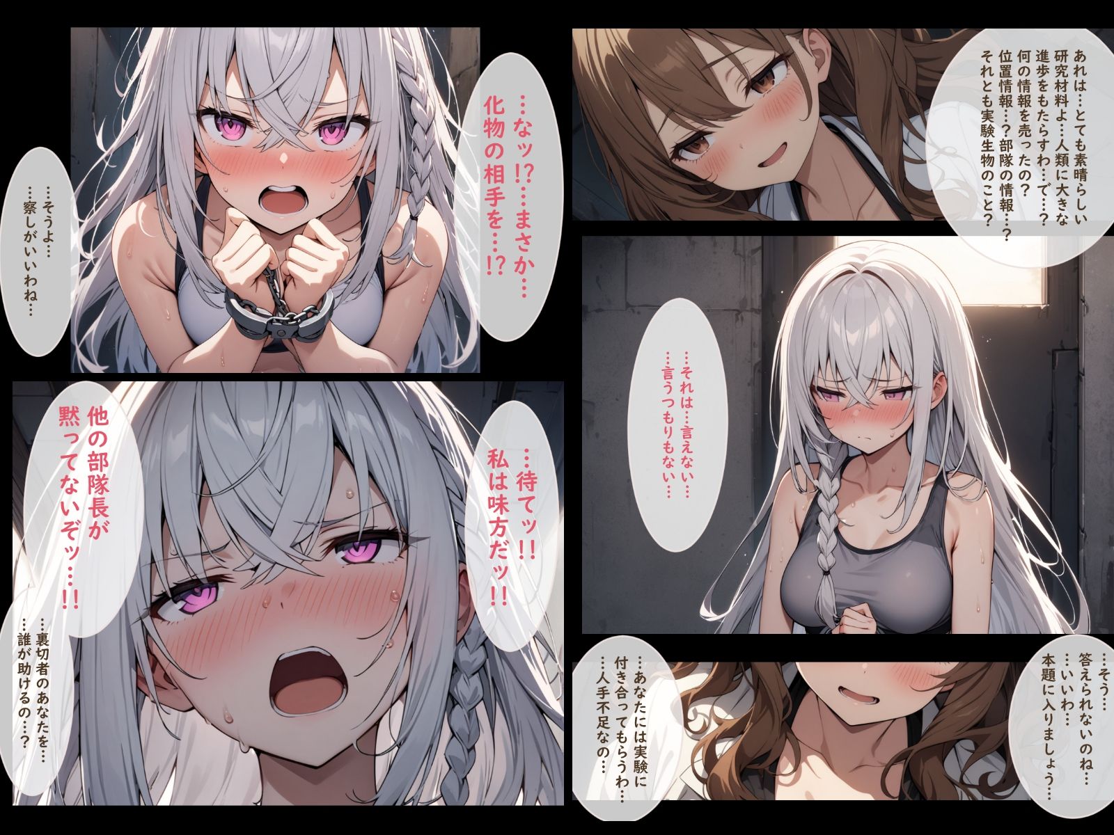 武装少女が触手に襲われたりふたなりになったりする話 - サンプル画像 8