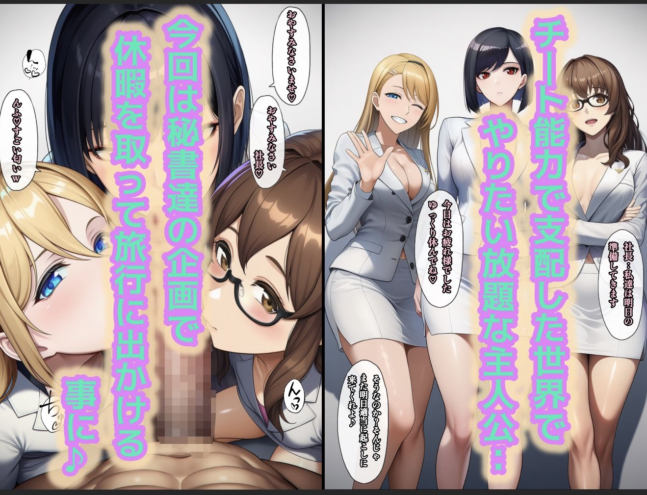 テンプレチート能力で世界を支配した男の後日談Re休暇編 - サンプル画像 1