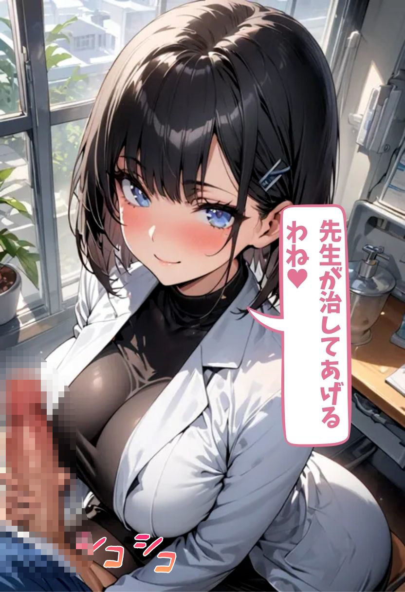 保健室の爆乳先生とえっちな治療 - サンプル画像 7