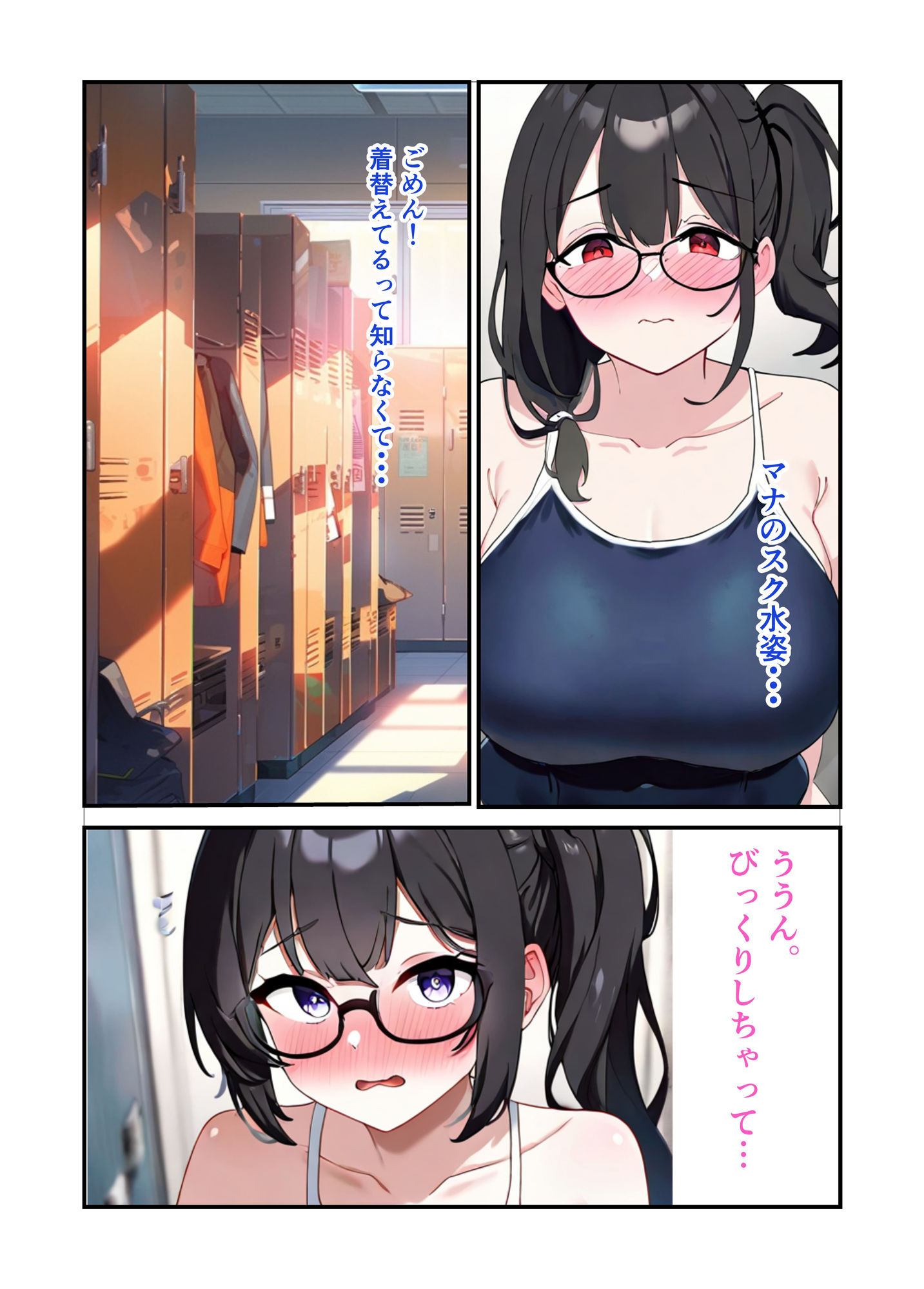 スク水の君と両想い記念日 - サンプル画像 2