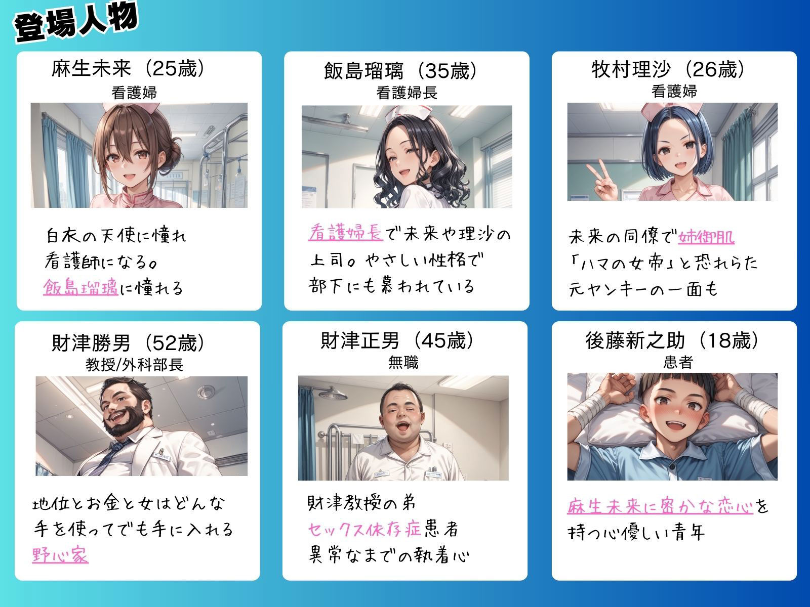 媚薬の海で溺れた天使（看護婦）後編 - サンプル画像 1