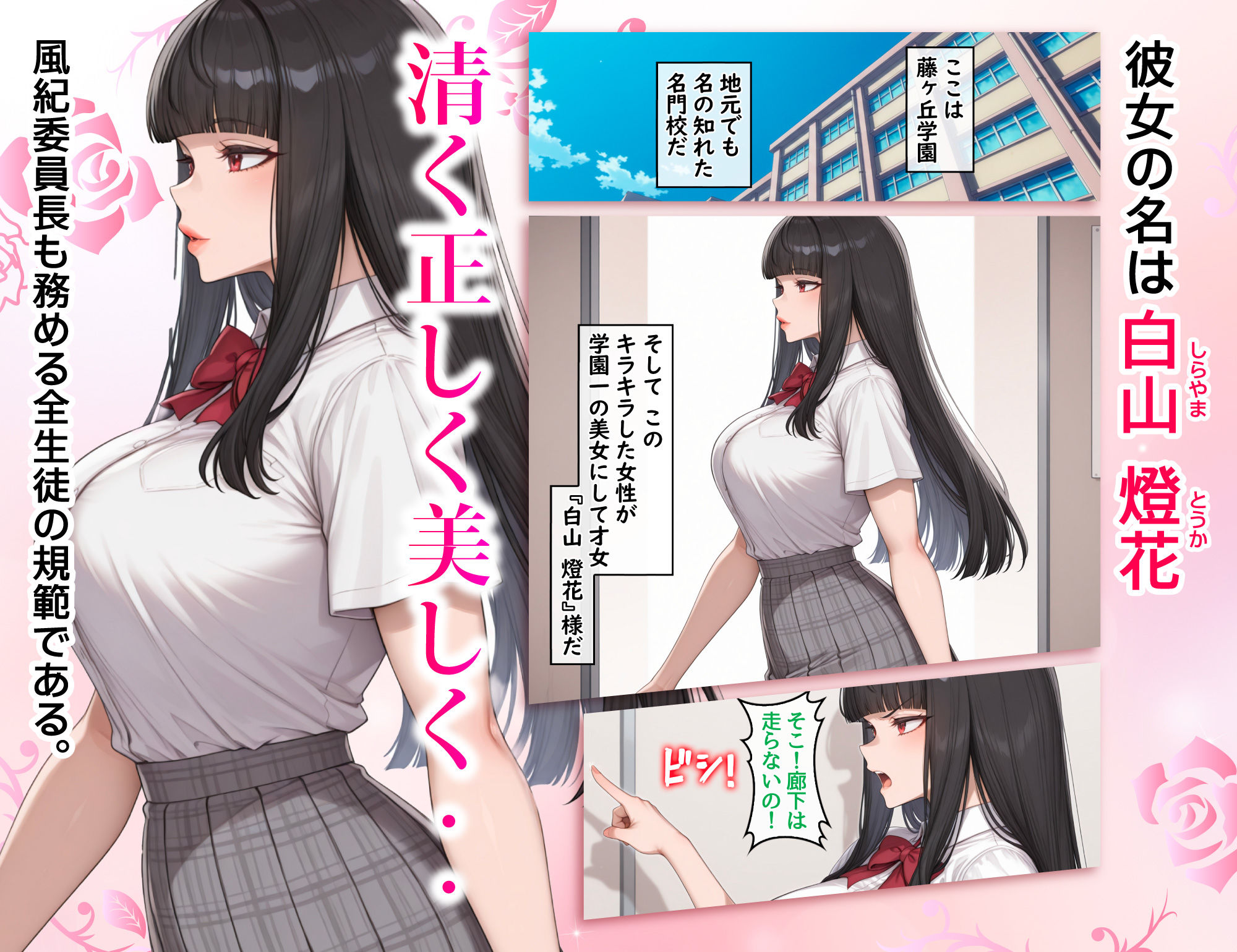 地味な執事の僕が学園一の美女とイチャラブ種付け性活 - サンプル画像 1