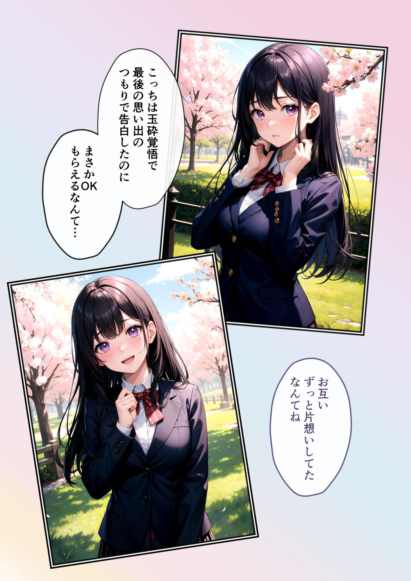 いちゃLOVE純情ベッドルーム〜思い出の卒業式、制服姿の彼女と青春ときめきエッチ〜 - サンプル画像 7