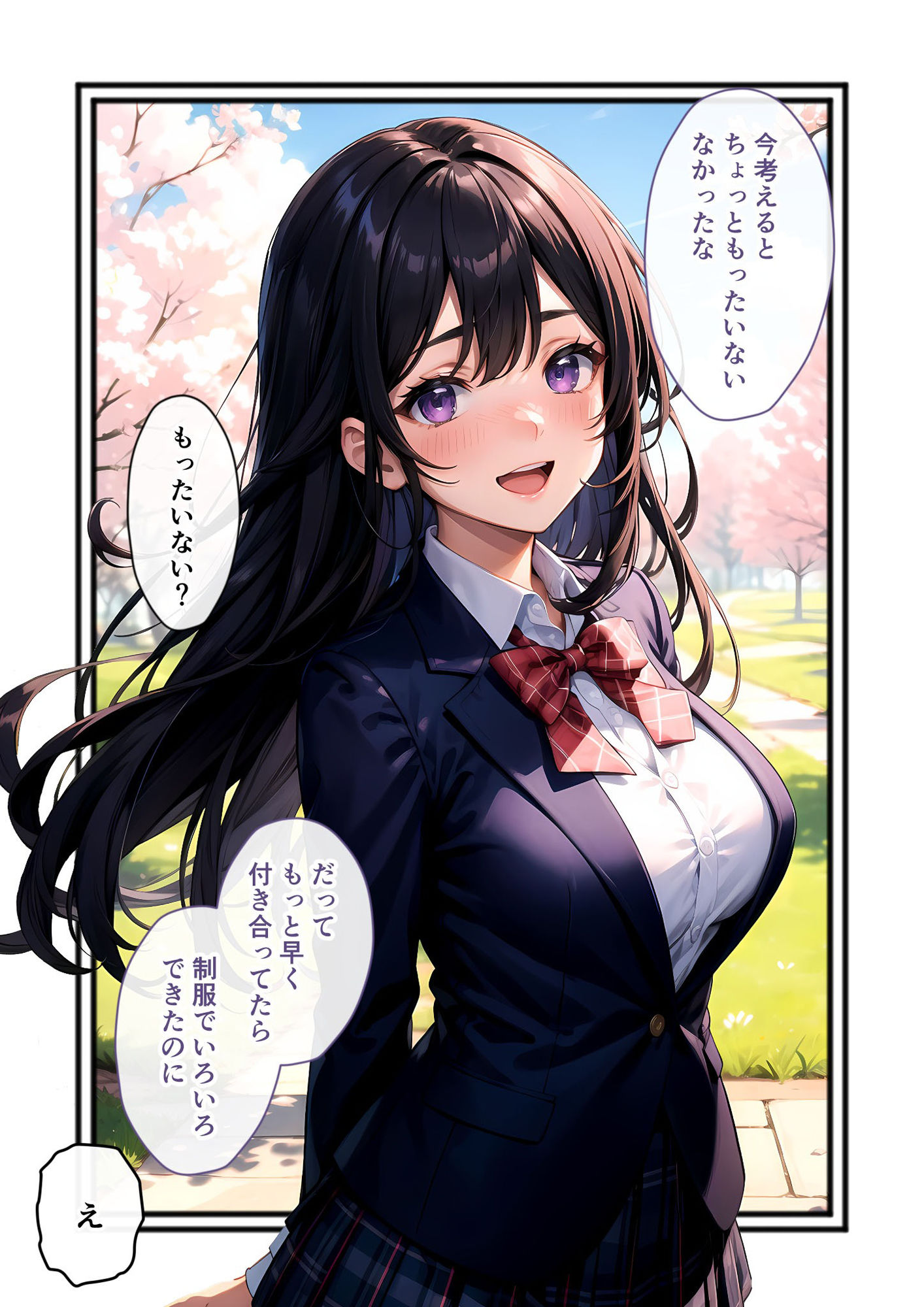 いちゃLOVE純情ベッドルーム〜思い出の卒業式、制服姿の彼女と青春ときめきエッチ〜 - サンプル画像 8