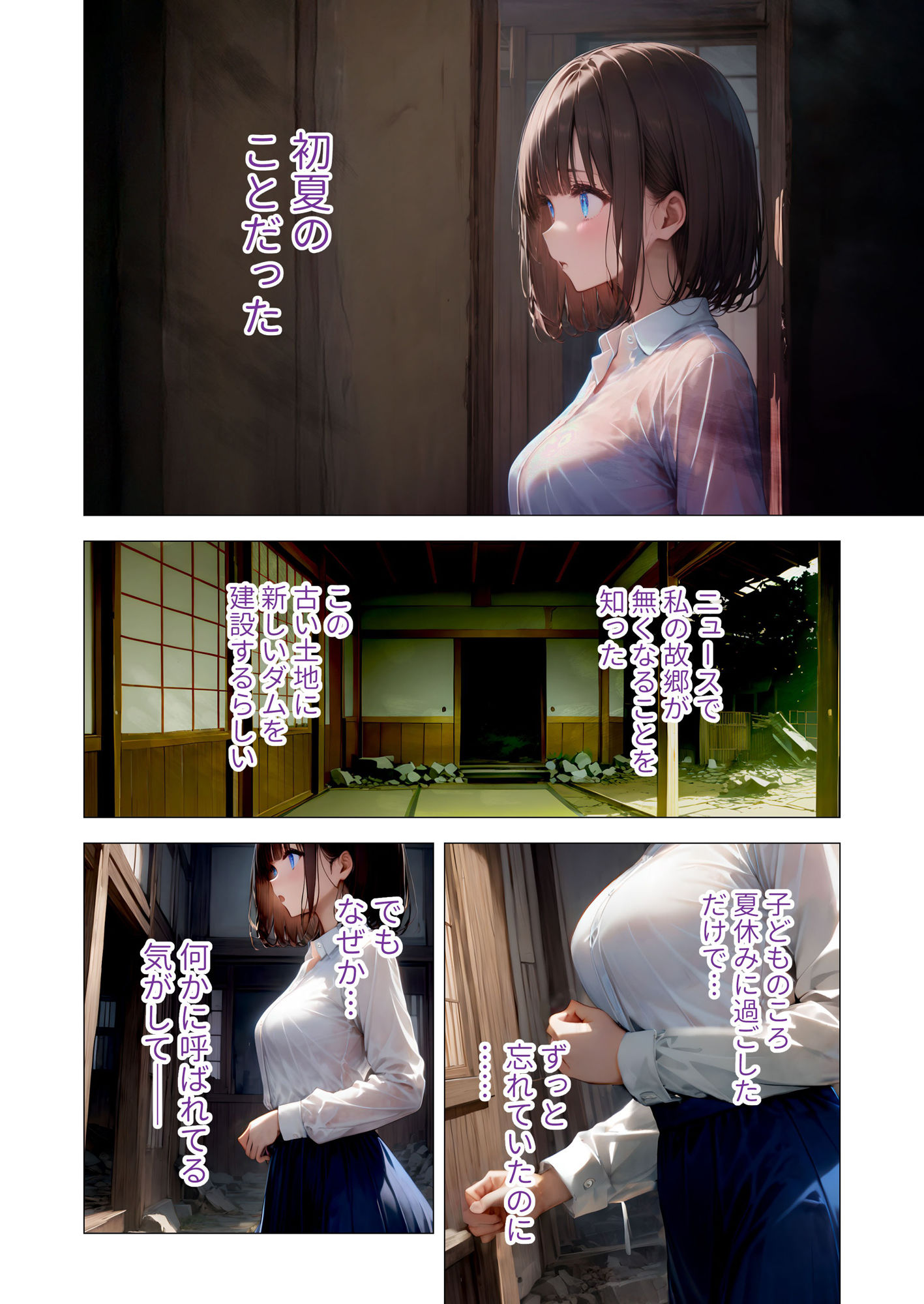 怪異に堕ちる姫 〜シロツキ様に魅入られて〜 - サンプル画像 4