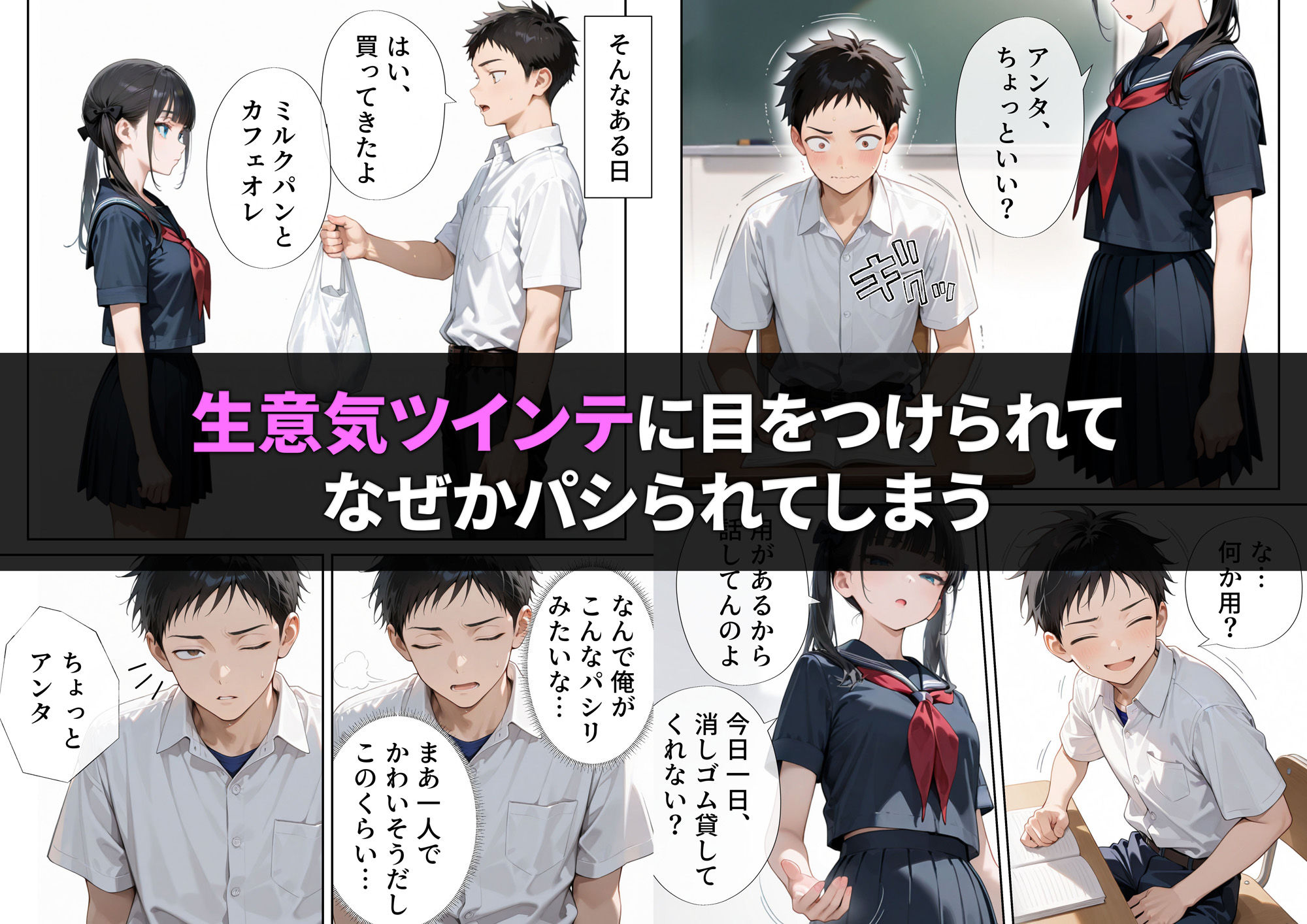 生意気ツインテを催◯アプリで性奴◯にしようとしたら - サンプル画像 2