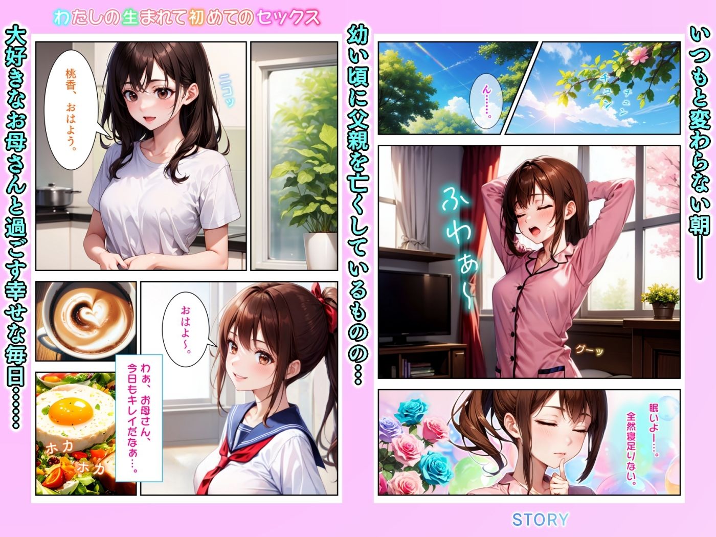 わたしの生まれて初めてのセックス - サンプル画像 1