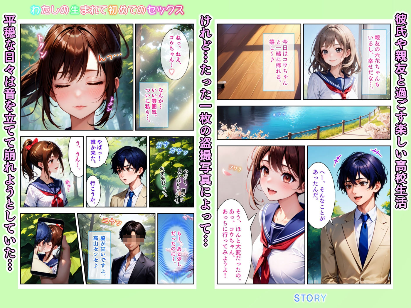 わたしの生まれて初めてのセックス - サンプル画像 2