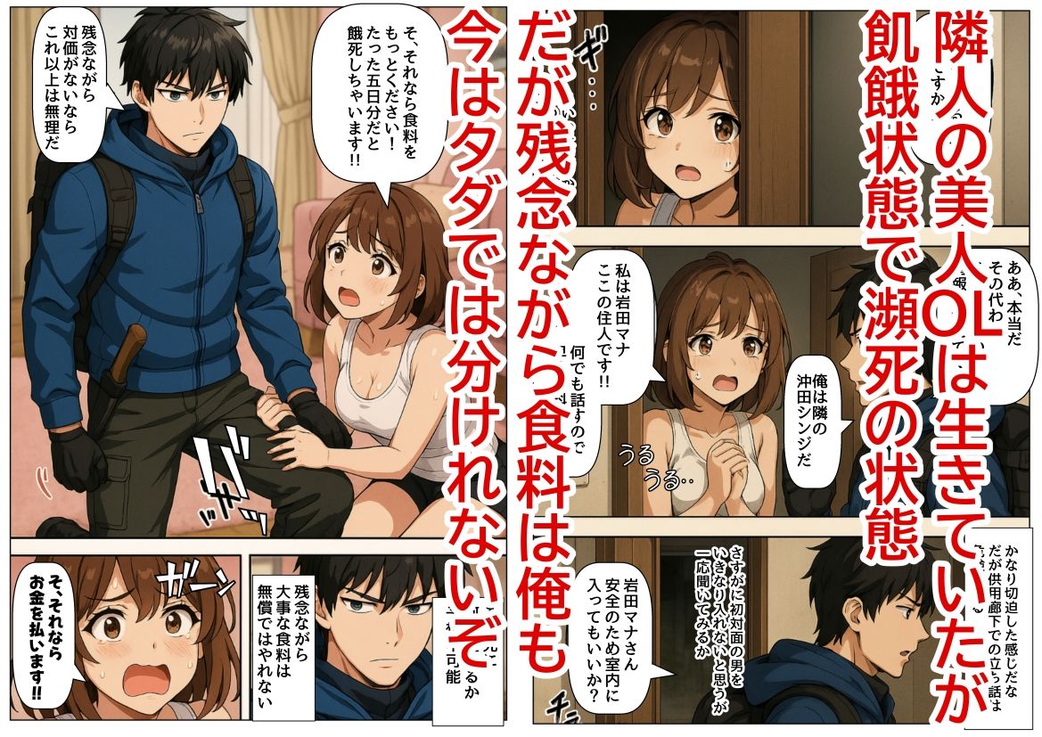 モンスターだらけの崩壊世界になったけど、俺だけ【チート付与能力】で自由気ままにサバイバルしていく《第1話》 - サンプル画像 4