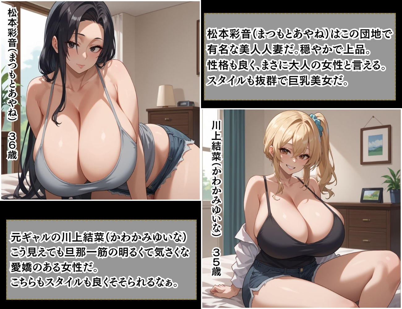 催●支配  団地妻  隣人が両方とも美人人妻だったので催●お香で発情させて寝取った話 - サンプル画像 2