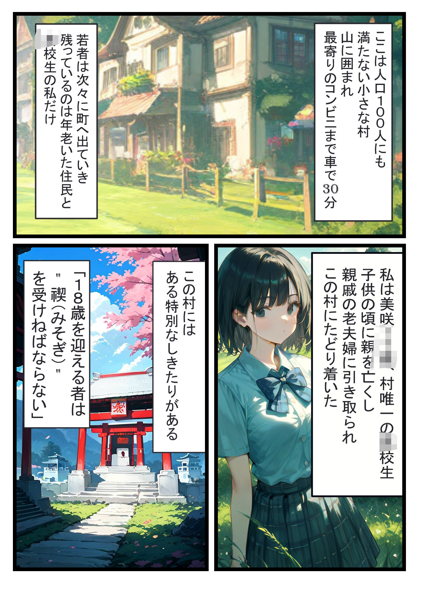 白濁の禊 - サンプル画像 1