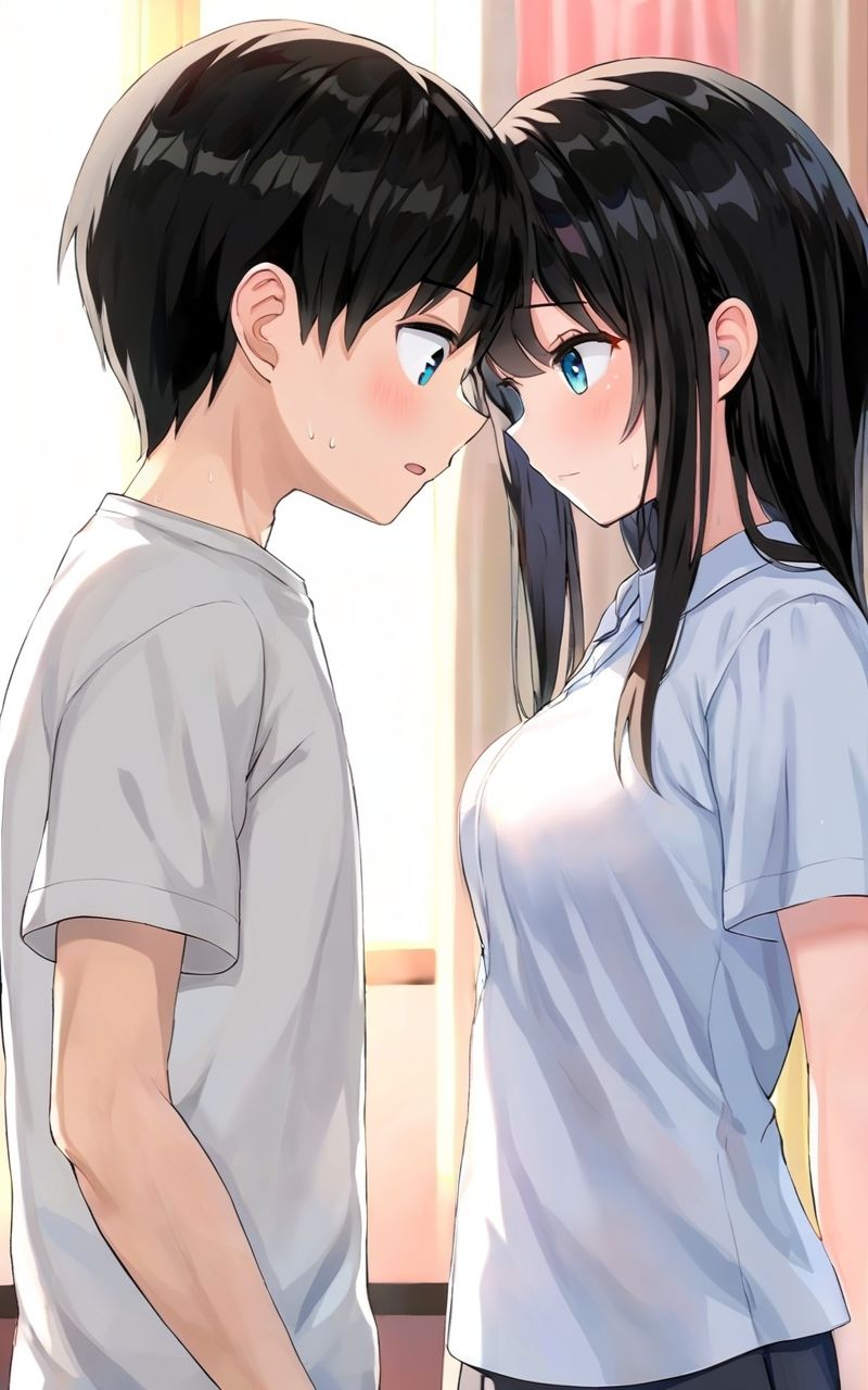 彼女の妹といちゃラマ笑顔でザーメンごっくん - サンプル画像 1