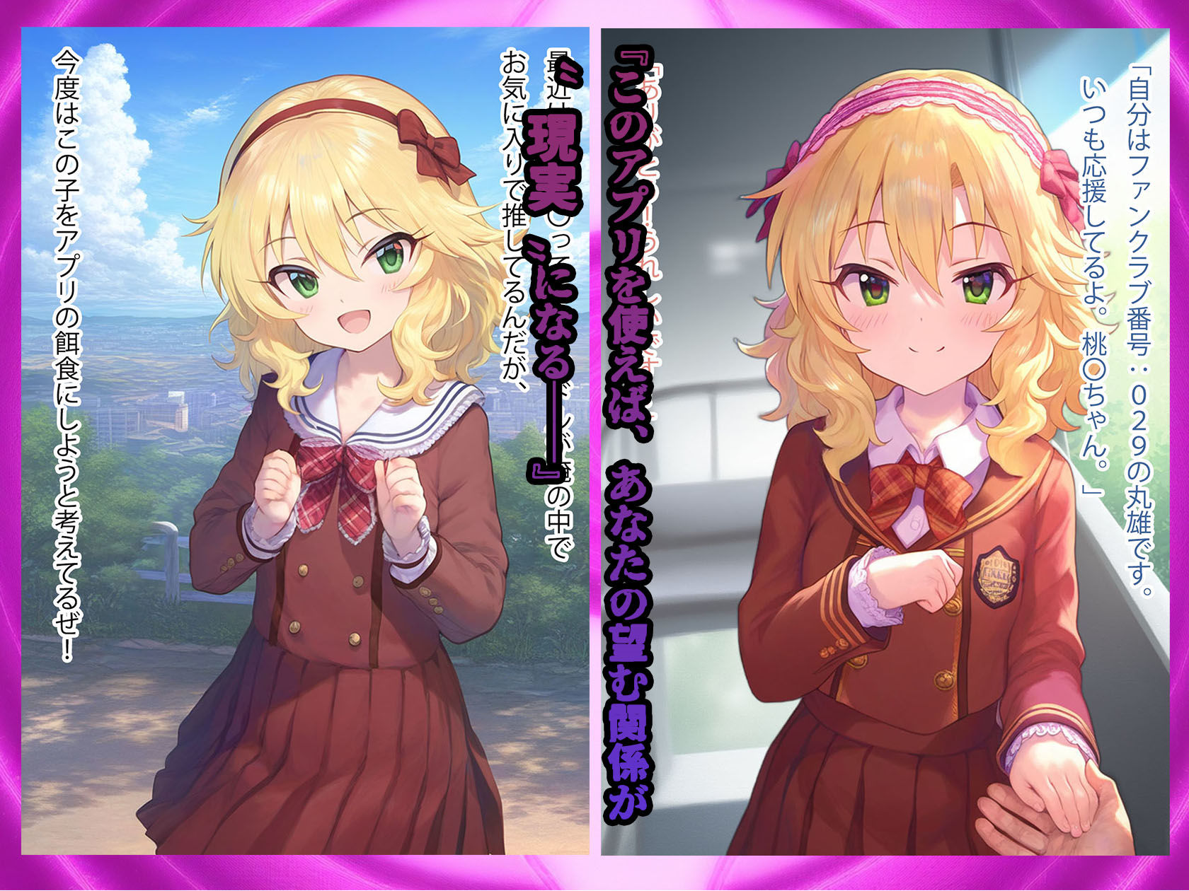 堕愛プログラム〜改変アプリで書き換えられた心〜（櫻〇桃〇編） - サンプル画像 2