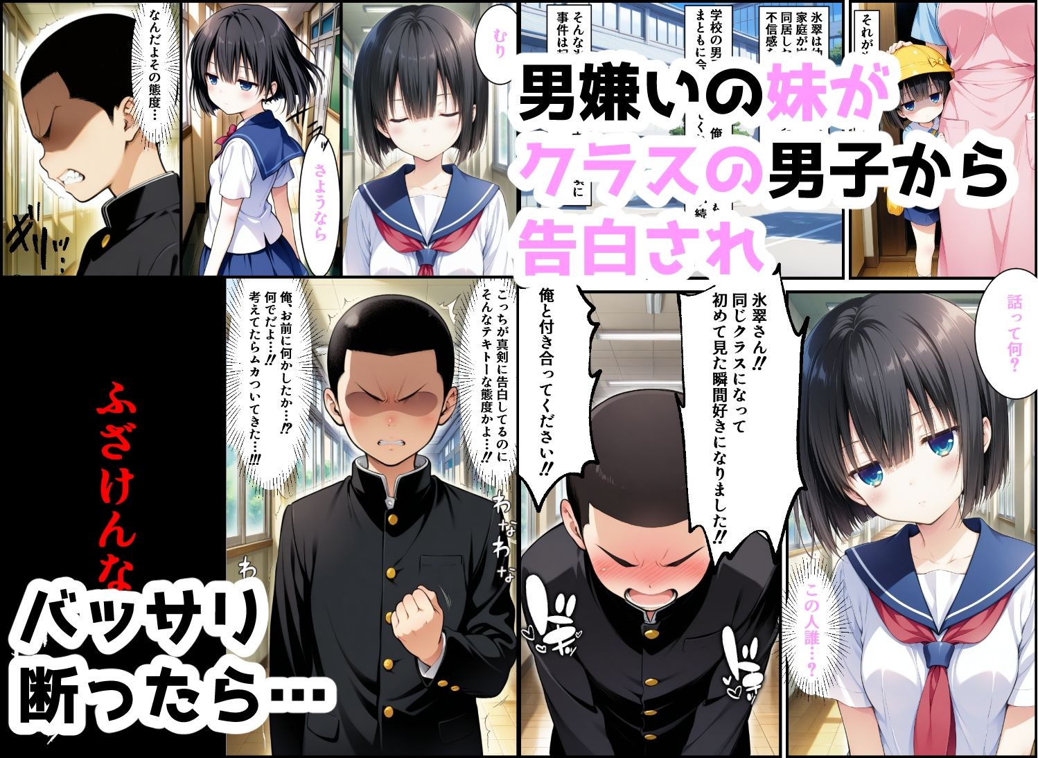 クールな妹が仕掛けてきた催〇にかかったフリをしたら！ - サンプル画像 1
